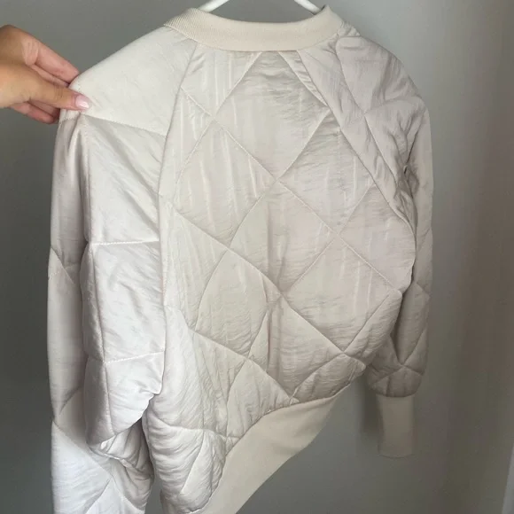 Bardot creamy white bomber jacket - Picture 2 of 3